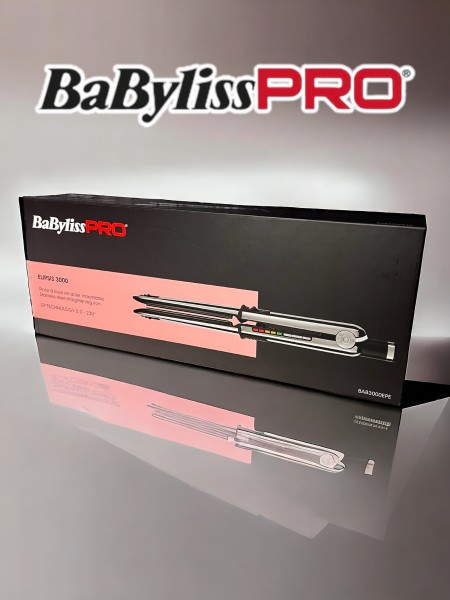 Плойка-выпрямитель BaByliss PRO ELIPSIS3000 — профессиональный инструмент с ионизацией и титановыми пластинами Плойка-выпрямитель BaByliss PRO ELIPSIS3000 — профессиональный инструмент с ионизацией и титановыми пластинами