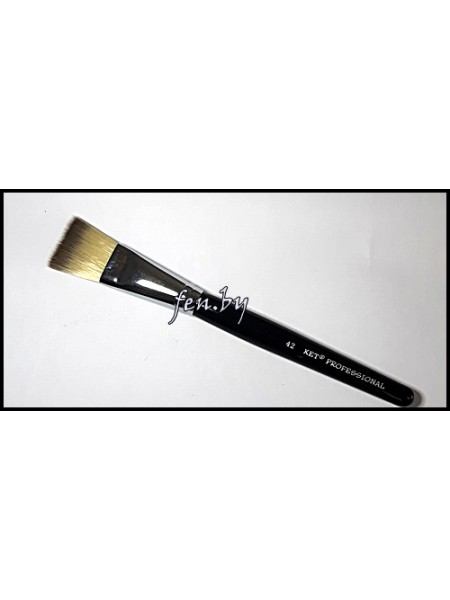 Кисть "KET PROFESSIONAL" (#42, Nylon) для тонального крема