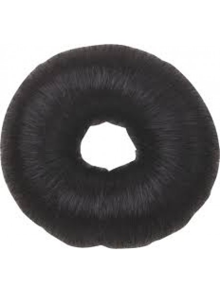 Валик "PROFI line" (для причесок, круглый, черный, из искусственного волоса)