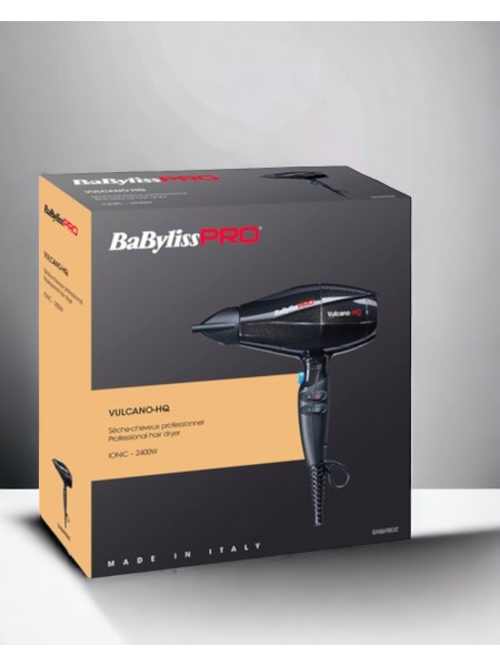 Профессиональный фен для волос BaByliss PRO Vulcano-HQ Ionic 2400 Вт Профессиональный фен для волос BaByliss PRO Vulcano-HQ Ionic 2400 Вт