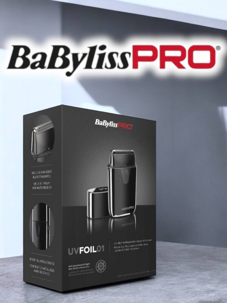 Профессиональный шейвер BaByliss PRO FXLFS1E UVFOIL01 с UV-дезинфекцией Профессиональный шейвер BaByliss PRO FXLFS1E UVFOIL01 с UV-дезинфекцией
